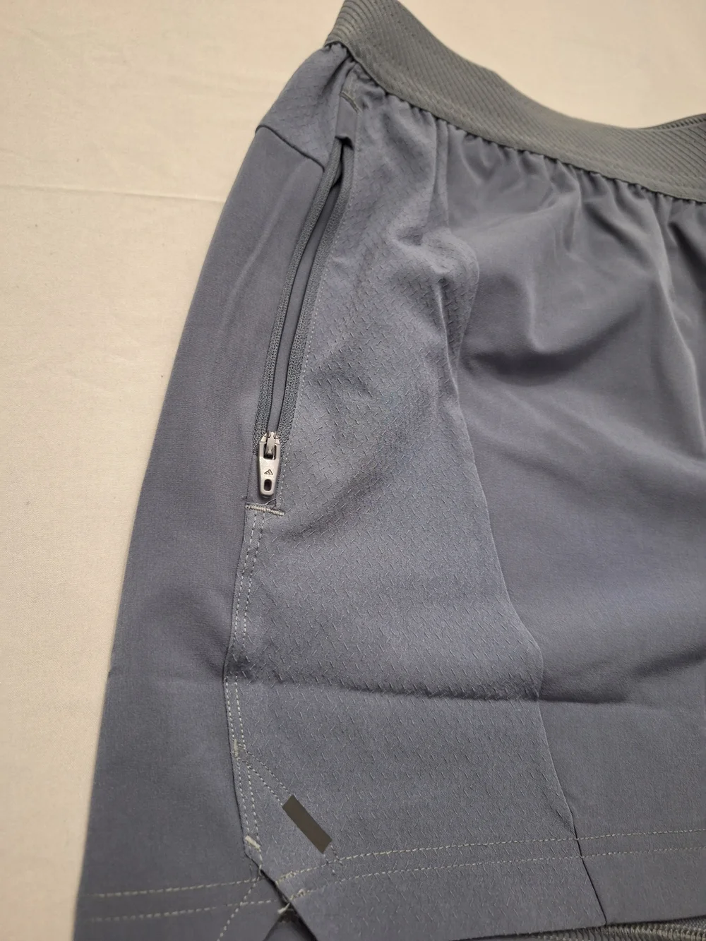 adidas Men's Slate Gray/Blue Performance Training Power Shorts